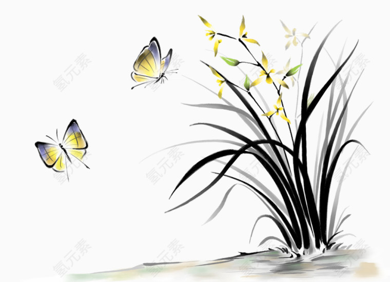 蝶恋花手绘