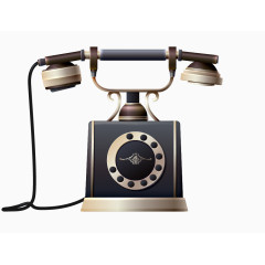矢量古典电话