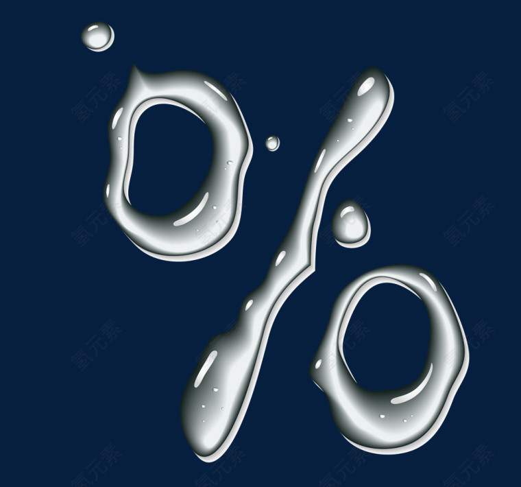 水滴符号矢量素材