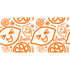 可爱柠檬图案