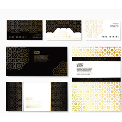 花纹底纹VIS设计矢量素材