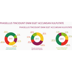 环形占比时间轴