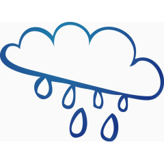 下雨矢量