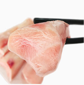 新鲜猪肉片