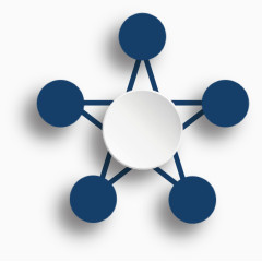 矢量五角星图表