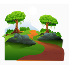 郊外乡间的小路