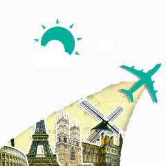 去美国旅游素材