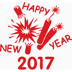 2017新年炮竹烟花英文素材