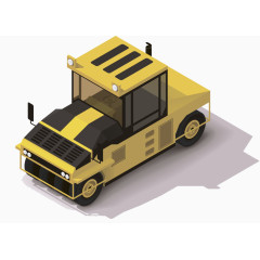 卡通手绘卡通工程车