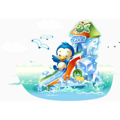 卡通水上乐园