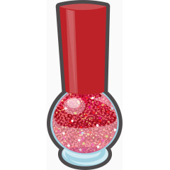 矢量手绘指甲油