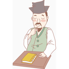 卡通老夫子 韩国老人