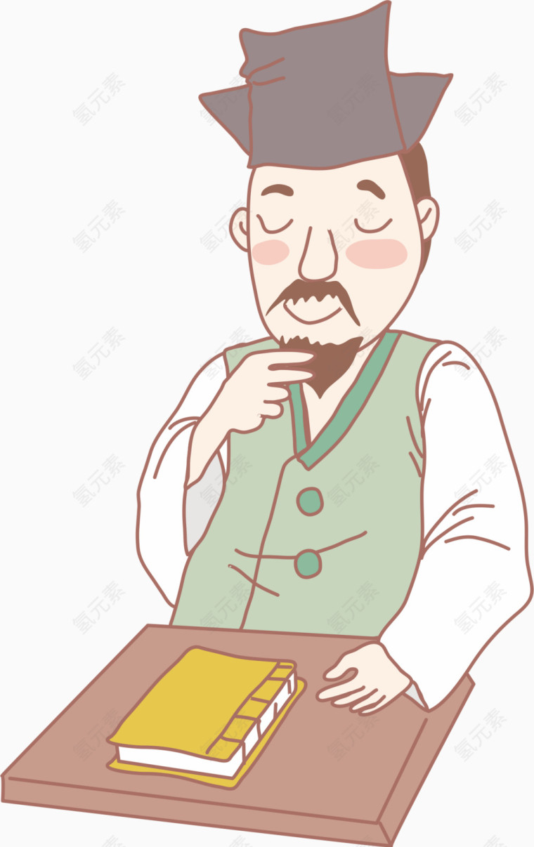卡通老夫子 韩国老人