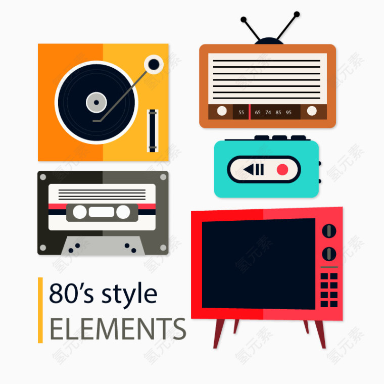 矢量80年代