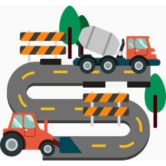 城市弯道道路结构