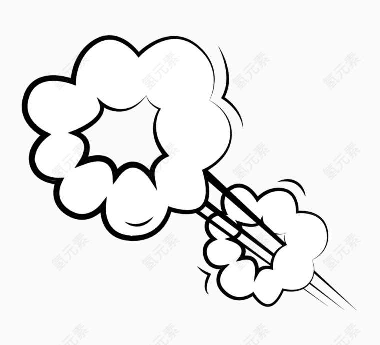 手绘漫画对话框