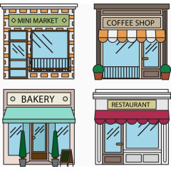 4款创意店铺建筑设计