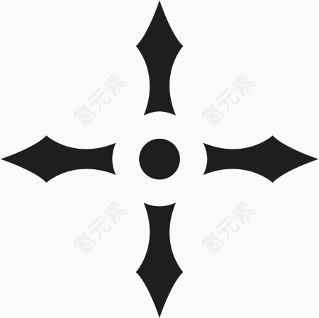 角花底纹花型对称平面图形