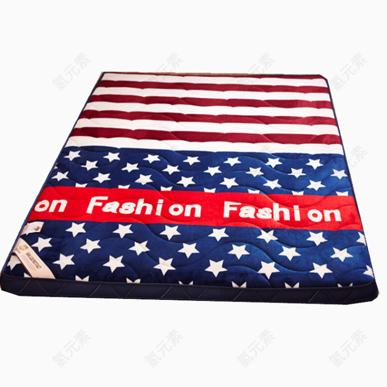 个性国旗图案床垫