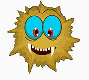 长着尖牙的怪物