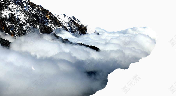 云朵里的高山