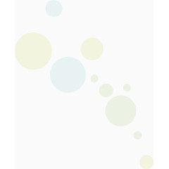 简约小清新圆形元素