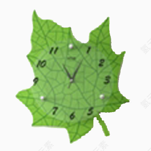 树叶时钟