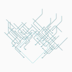 矢量蓝色科技纹理