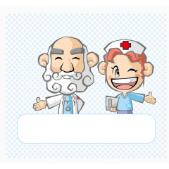 医生护士矢量素材