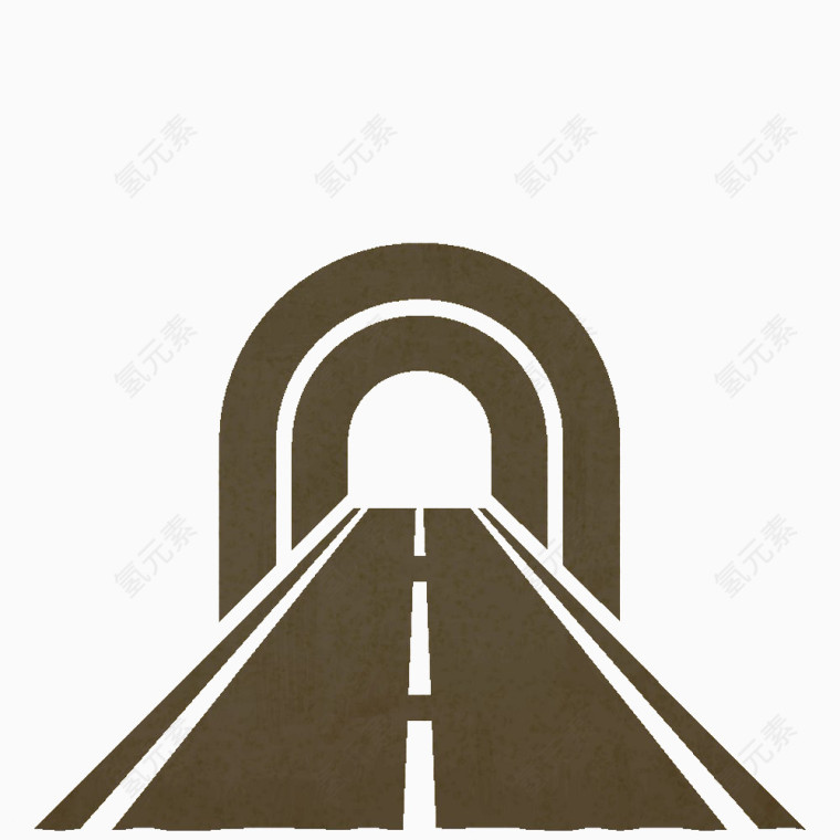 道路剪影