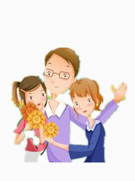 一家三口的幸福生活