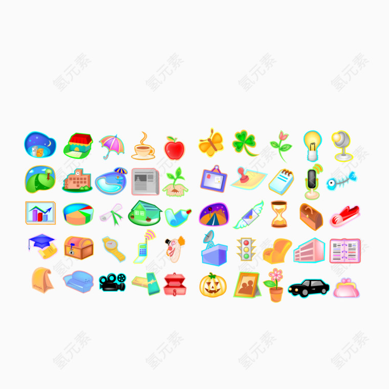 倒计时矢量图