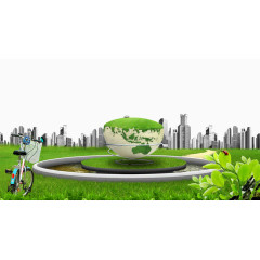 城市绿化花坛免抠素材