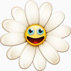 矢量手绘小雏菊