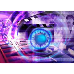 科技未来化学基因链的背景图