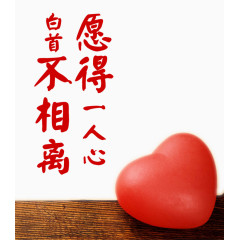 愿得一人心白首不相离