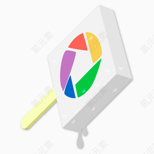 彩色图标雪糕