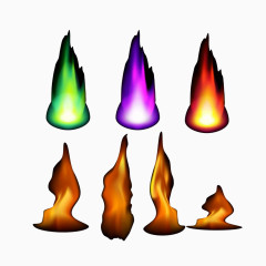 游戏火焰元素素材