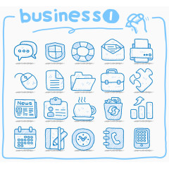 信息科技图标矢量