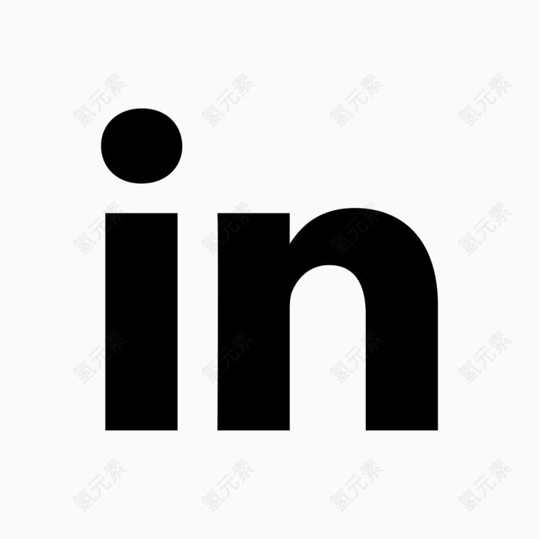 LinkedIn简单图标