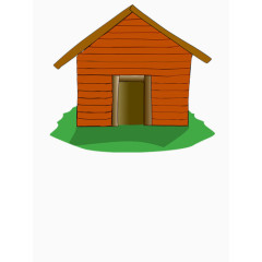 卡通小木屋