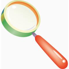放大镜png矢量素材