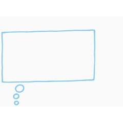 扁平化 对话框 蓝色