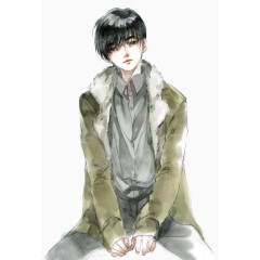 手绘漫画文艺青年