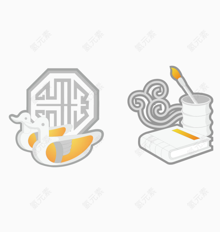 矢量的鸳鸯