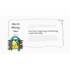 手绘撞钟卡片封面