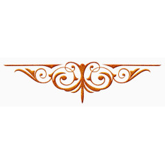 古典对称边框花纹