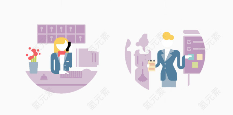 女性高级白领图.