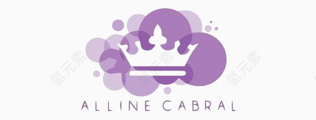 紫色质感皇冠元素