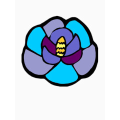 蓝色牵牛花素材图片